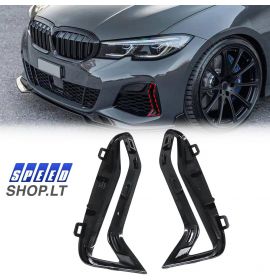 BMW G20 G21 M340i priekinio bamperio šoninių grotelių apdailos